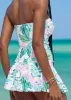 Skirted Bandeau One-Piece - Tropical Garden sold by VENUS