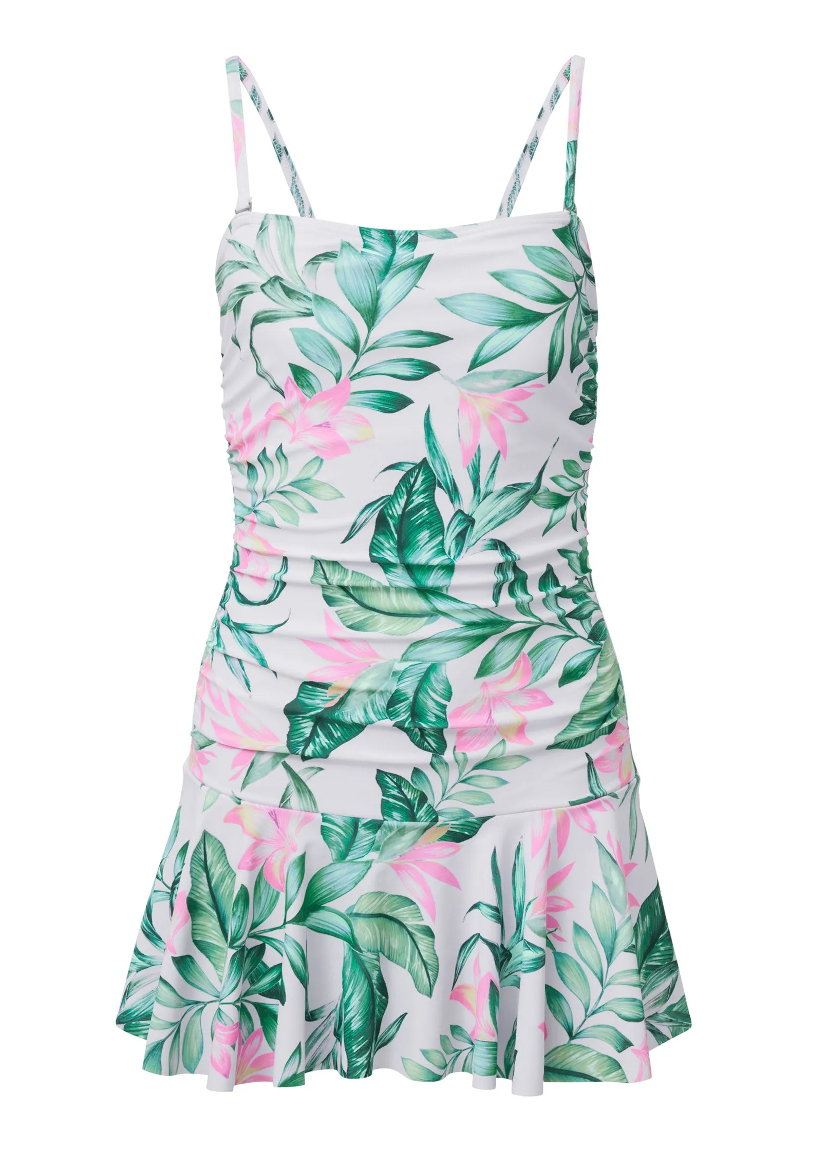 Skirted Bandeau One-Piece - Tropical Garden sold by VENUS product image thumbnail 5