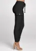 Casual Pull On Cargo Pants - Black sold by VENUS