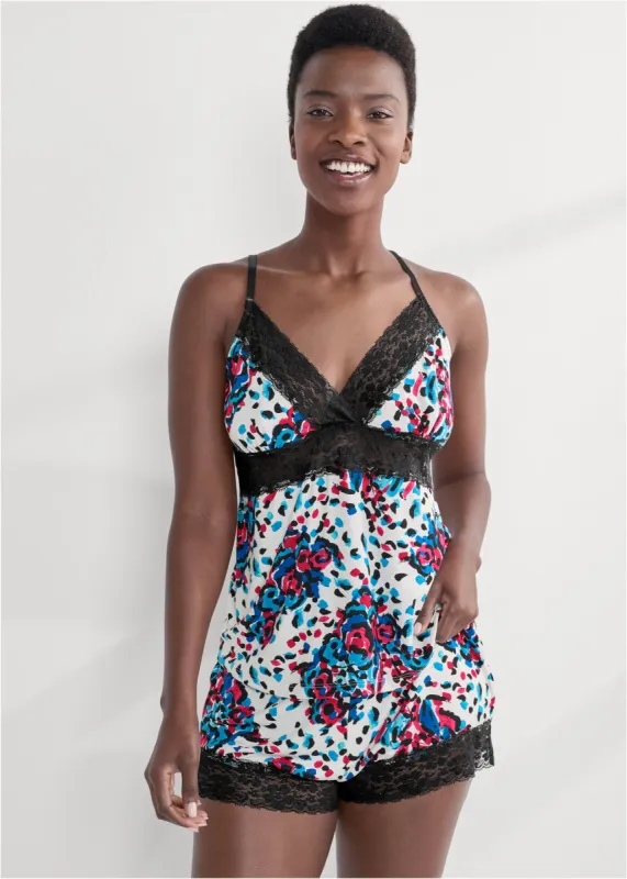 Cami And Shorts Pajama Set - Bloom Beauty sold by VENUS