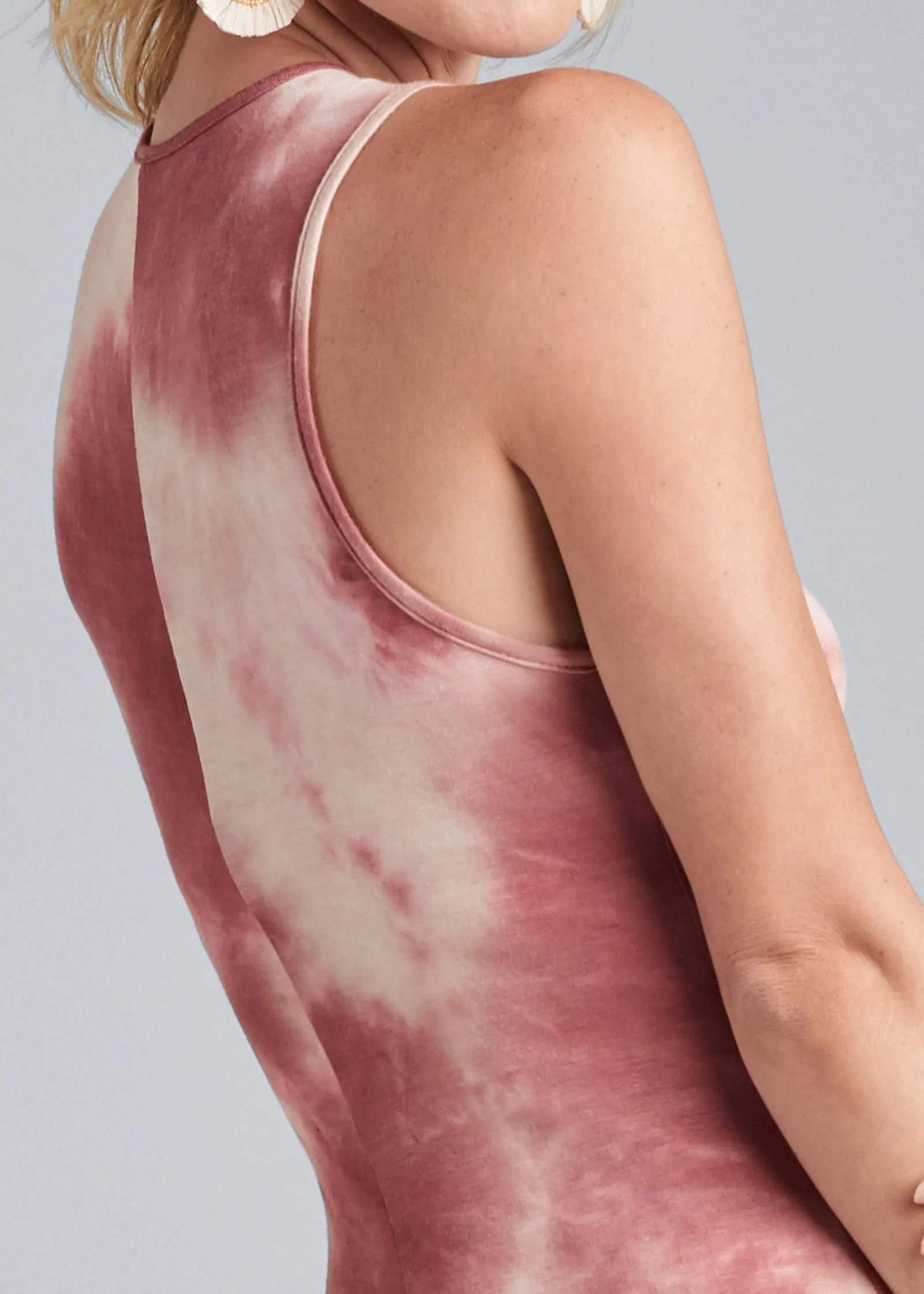 Tie-Dye Maxi Dress - Blush Multi sold by VENUS product image thumbnail 4