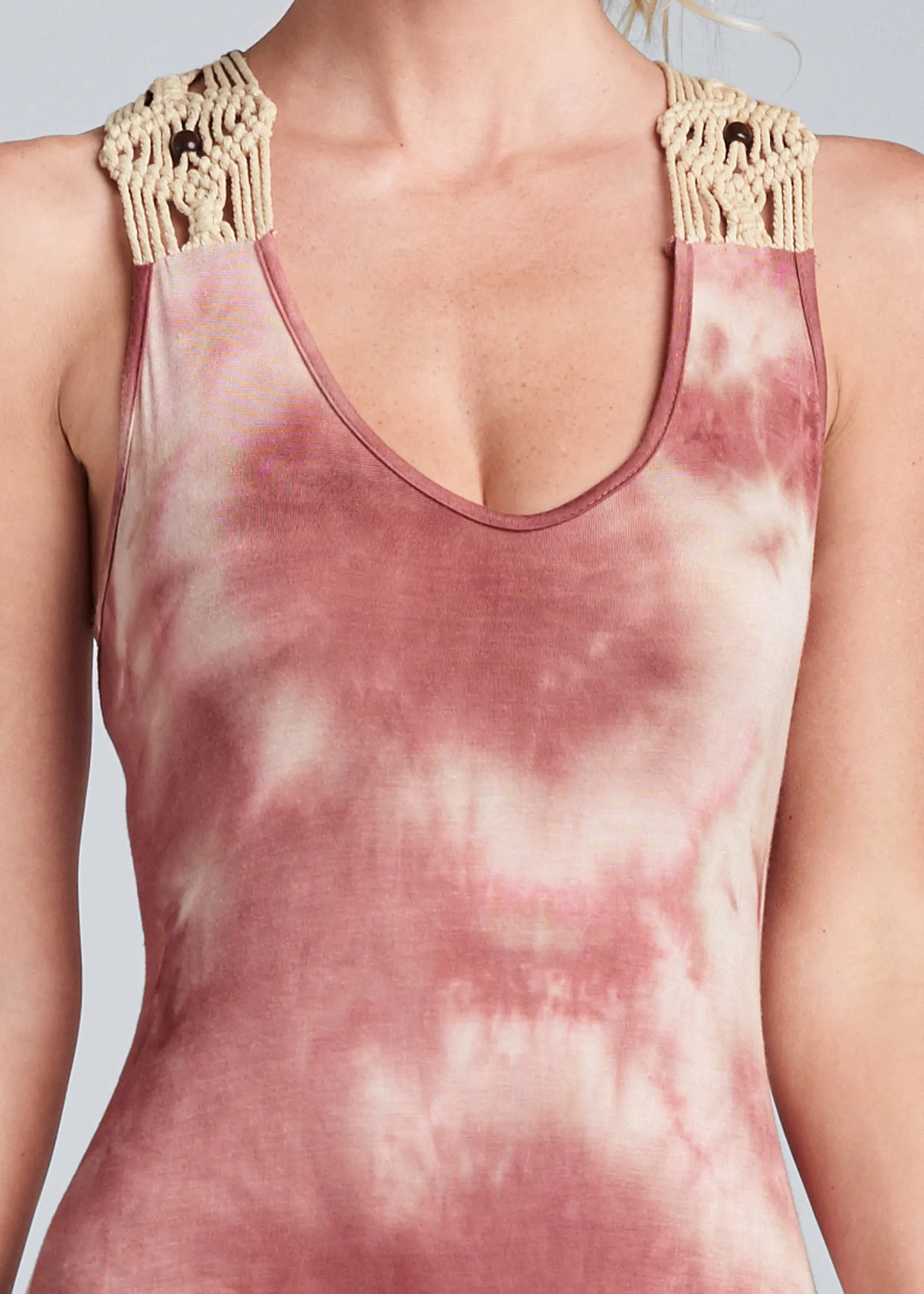 Tie-Dye Maxi Dress - Blush Multi sold by VENUS product image thumbnail 3