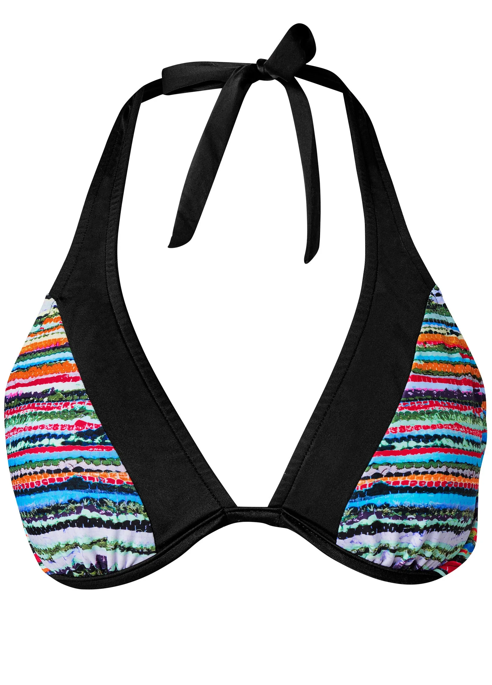 Belize Underwire Halter Top - Tropical Stripe sold by VENUS product image thumbnail 3