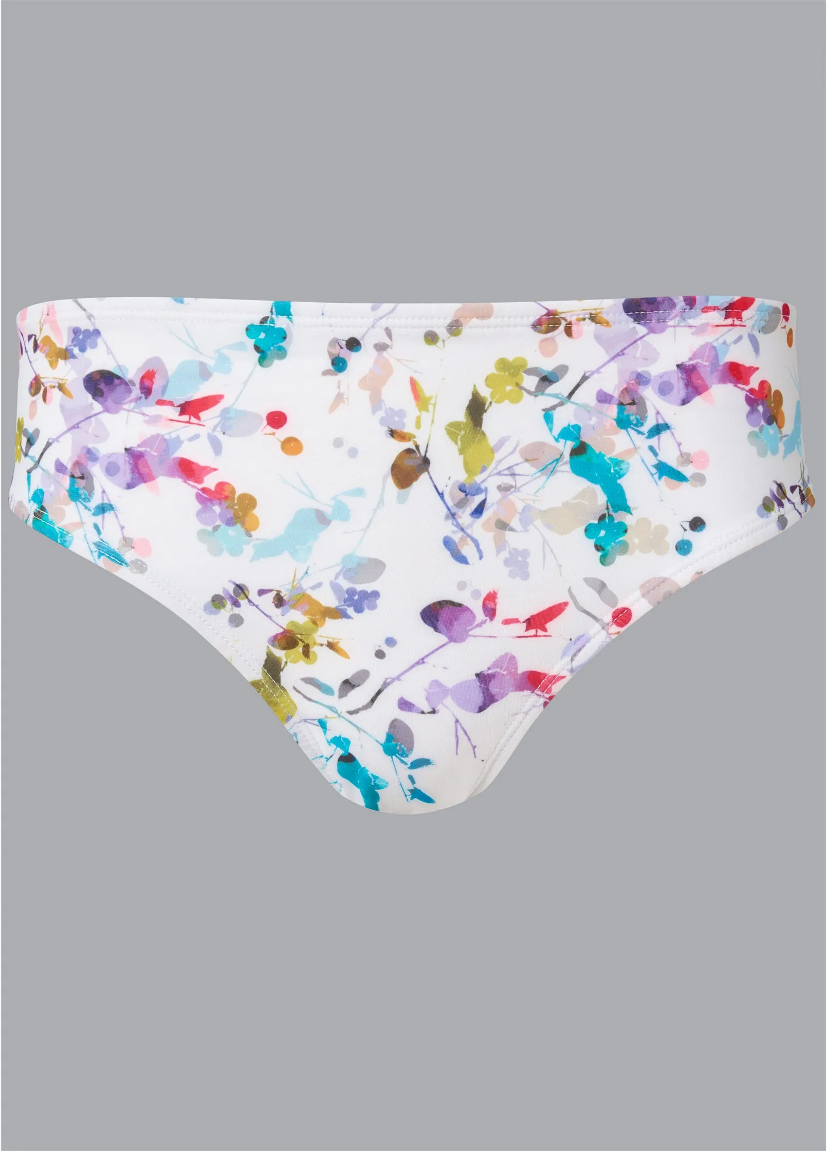 Fiji Mid Rise Moderate Bottom - Springtime Watercolors sold by VENUS product image thumbnail 3