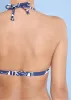 Santa Cruz Bikini Top - Navy Blue Hibiscus sold by VENUS