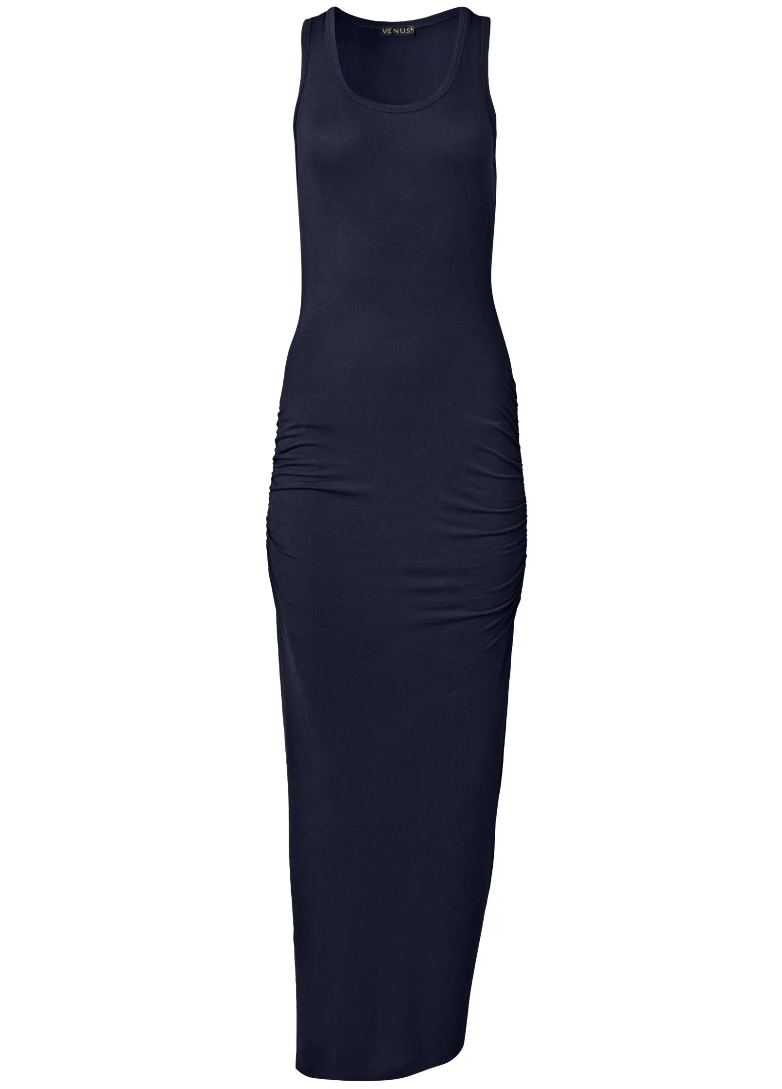 Ruched Tank Maxi Dress - Navy sold by VENUS product image thumbnail 4