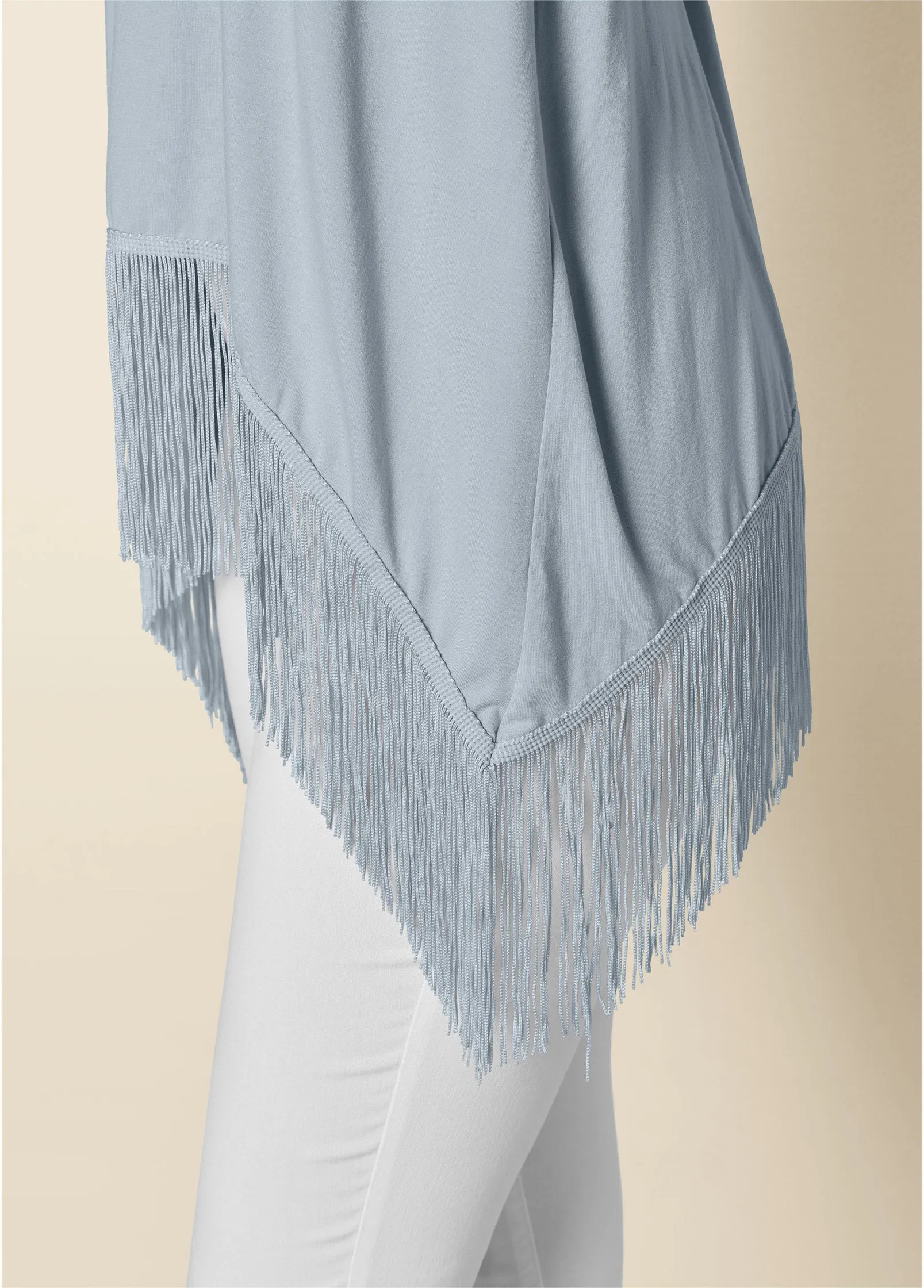 Fringe Detail Top - Light Blue sold by VENUS product image thumbnail 5