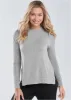 Long Sleeve Pajama Top - Heather Grey sold by VENUS