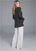 Long Sleeve Pajama Top - Black sold by VENUS