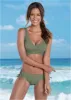 Lattice Side Bikini Bottom - Army Green sold by VENUS