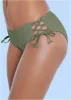 Lattice Side Bikini Bottom - Army Green sold by VENUS
