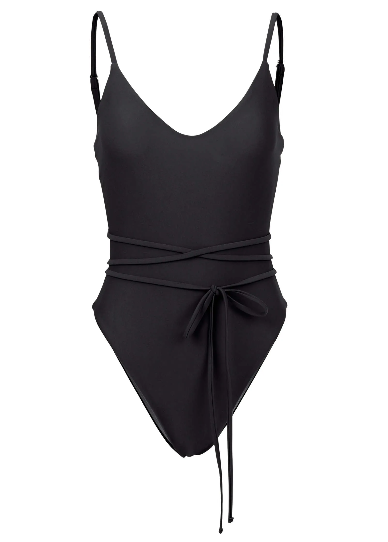 Strappy Tulum High Leg One-Piece - Black sold by VENUS product image thumbnail 4