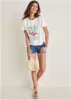 Flamingo Graphic Tee - Off White sold by VENUS