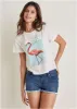 Flamingo Graphic Tee - Off White sold by VENUS