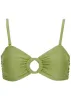Ring Front Bandeau Top - Mosstone sold by VENUS