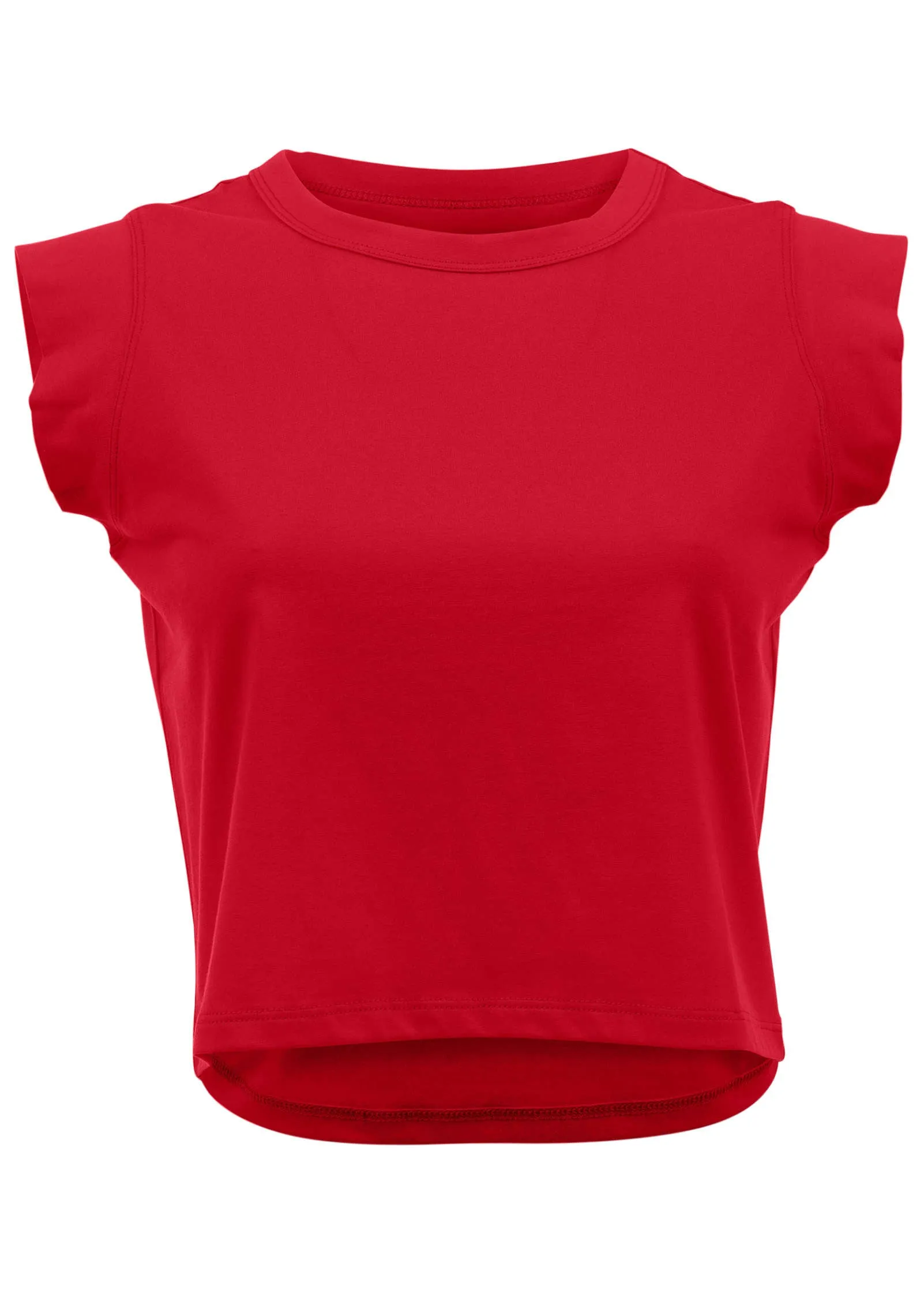 Cap Sleeve Tee - Red sold by VENUS product image thumbnail 4