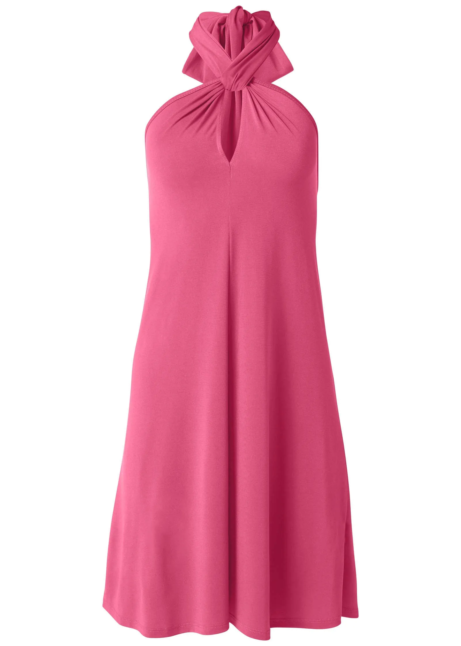 Halter Tie Dress - Hot Pink sold by VENUS product image thumbnail 5