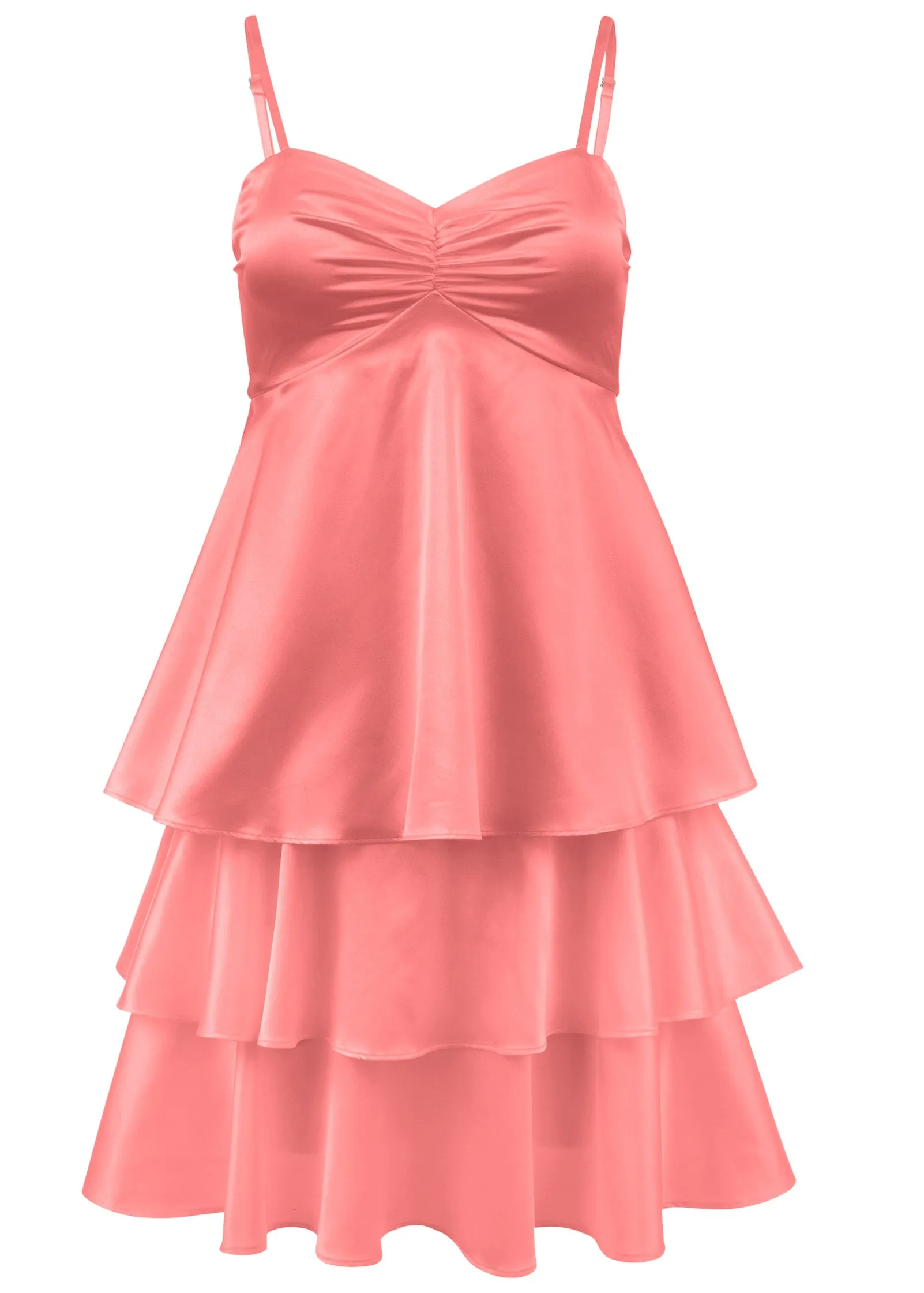 Tiered Sweetheart Mini - Coral sold by VENUS product image thumbnail 4