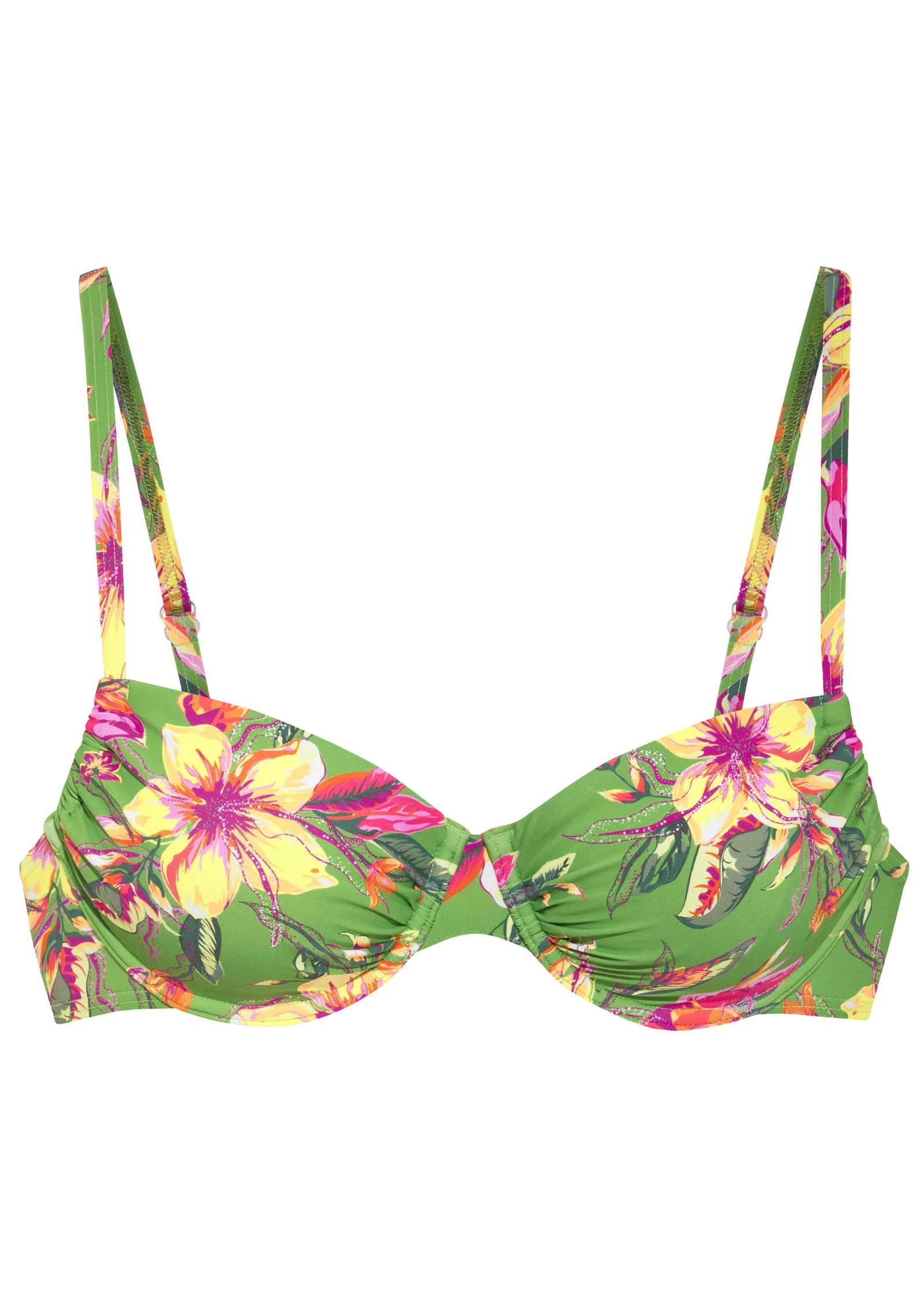 Tropic Bandeau Bikini Top - Green Multi sold by VENUS product image thumbnail 2