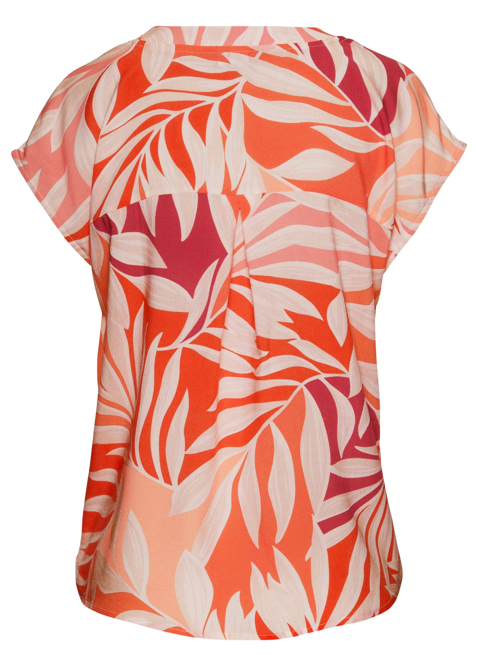 Printed Short Sleeve Top - Red Multi sold by VENUS product image thumbnail 4