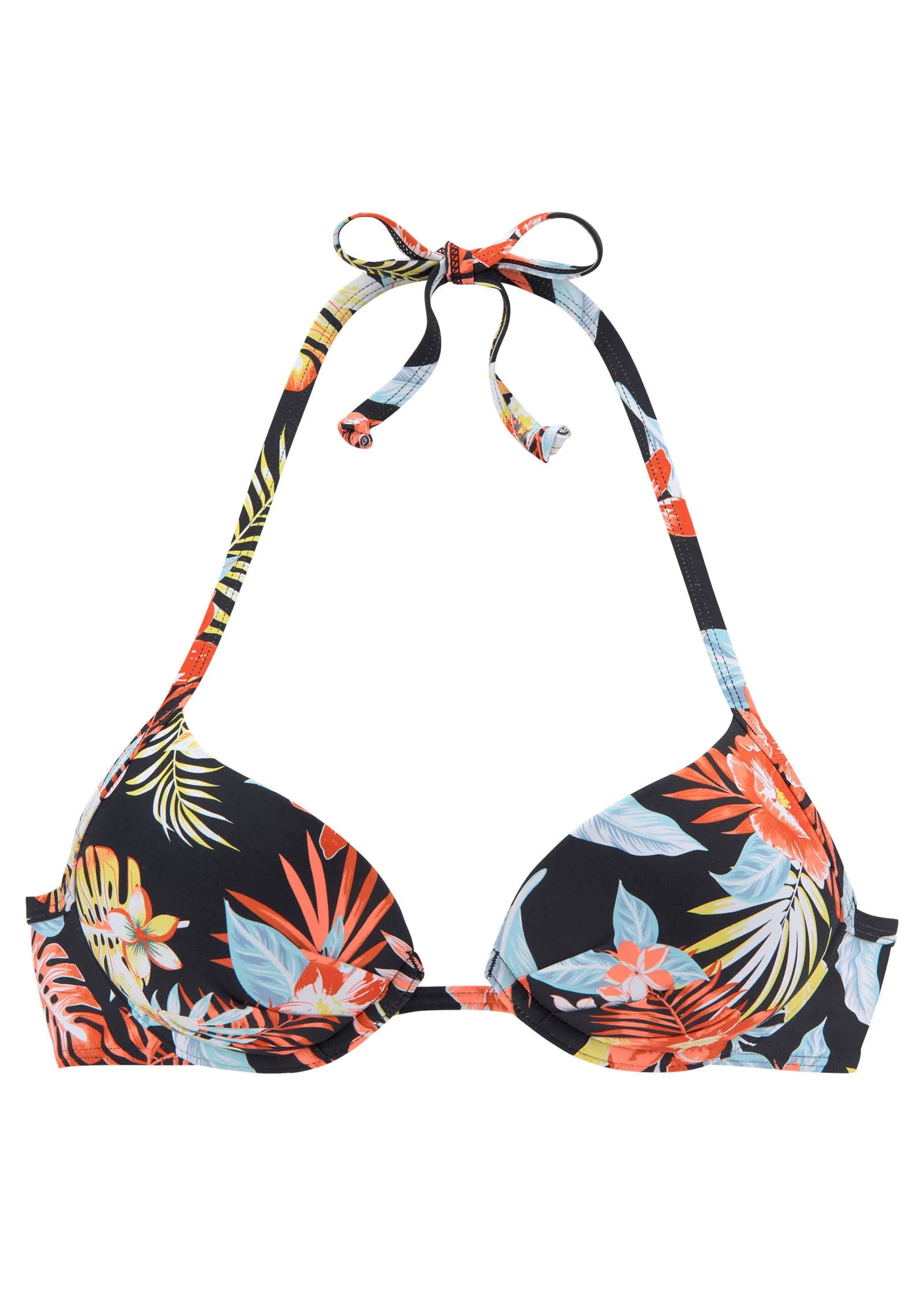 Underwire Push-Up Top - Red & Yellow Tropic sold by VENUS product image thumbnail 2