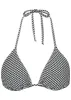 Gingham Bahamas Triangle - Black & White sold by VENUS