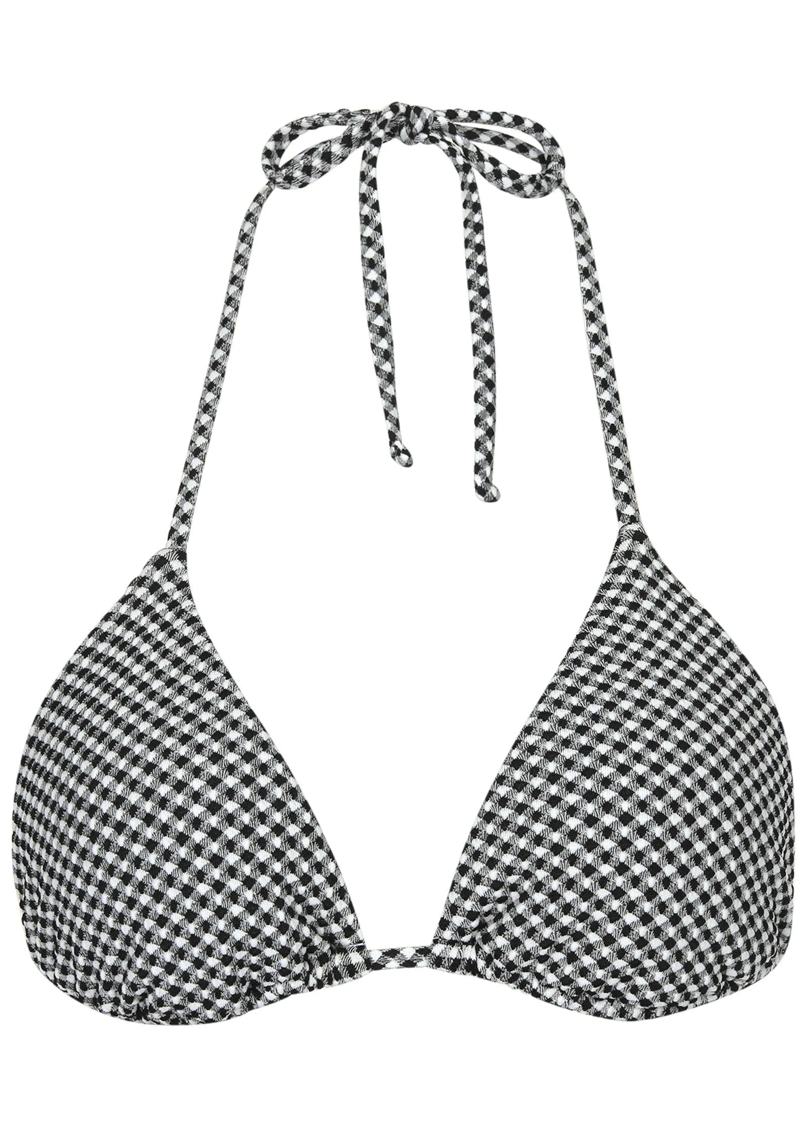 Gingham Bahamas Triangle - Black & White sold by VENUS product image thumbnail 3