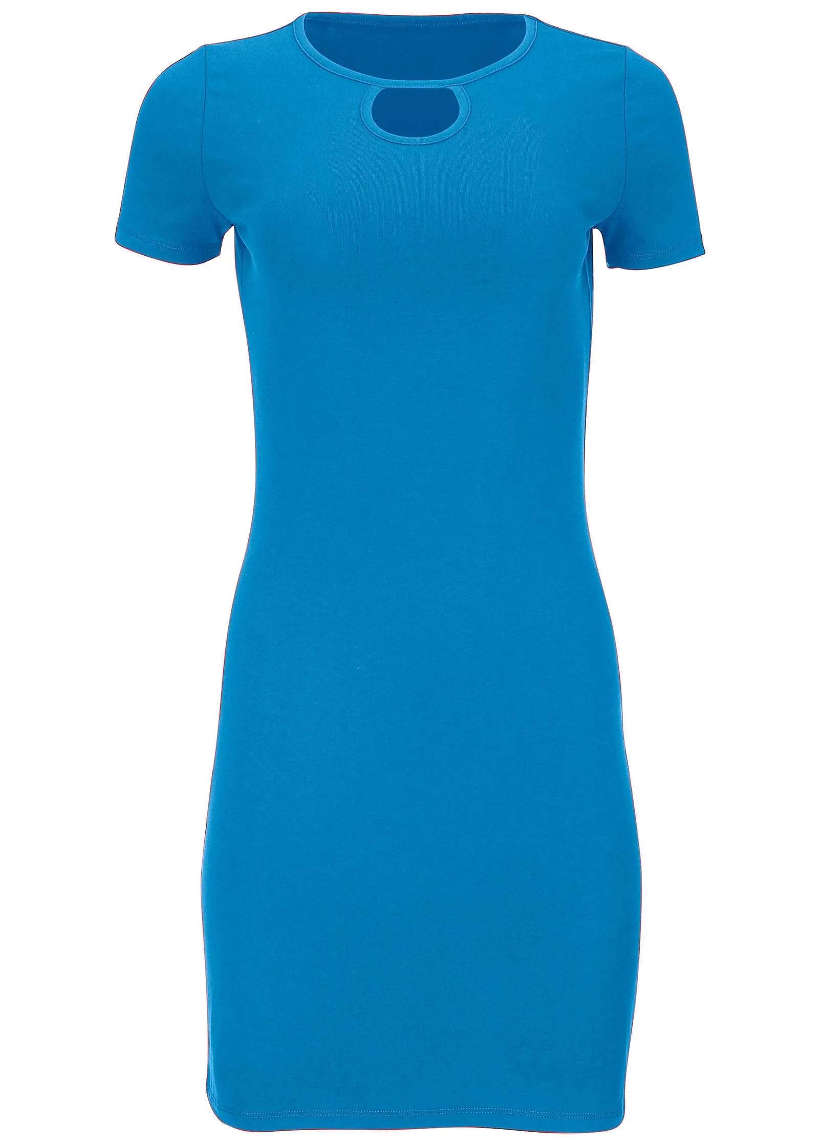 Front Keyhole Mini Dress - Blue sold by VENUS product image thumbnail 3