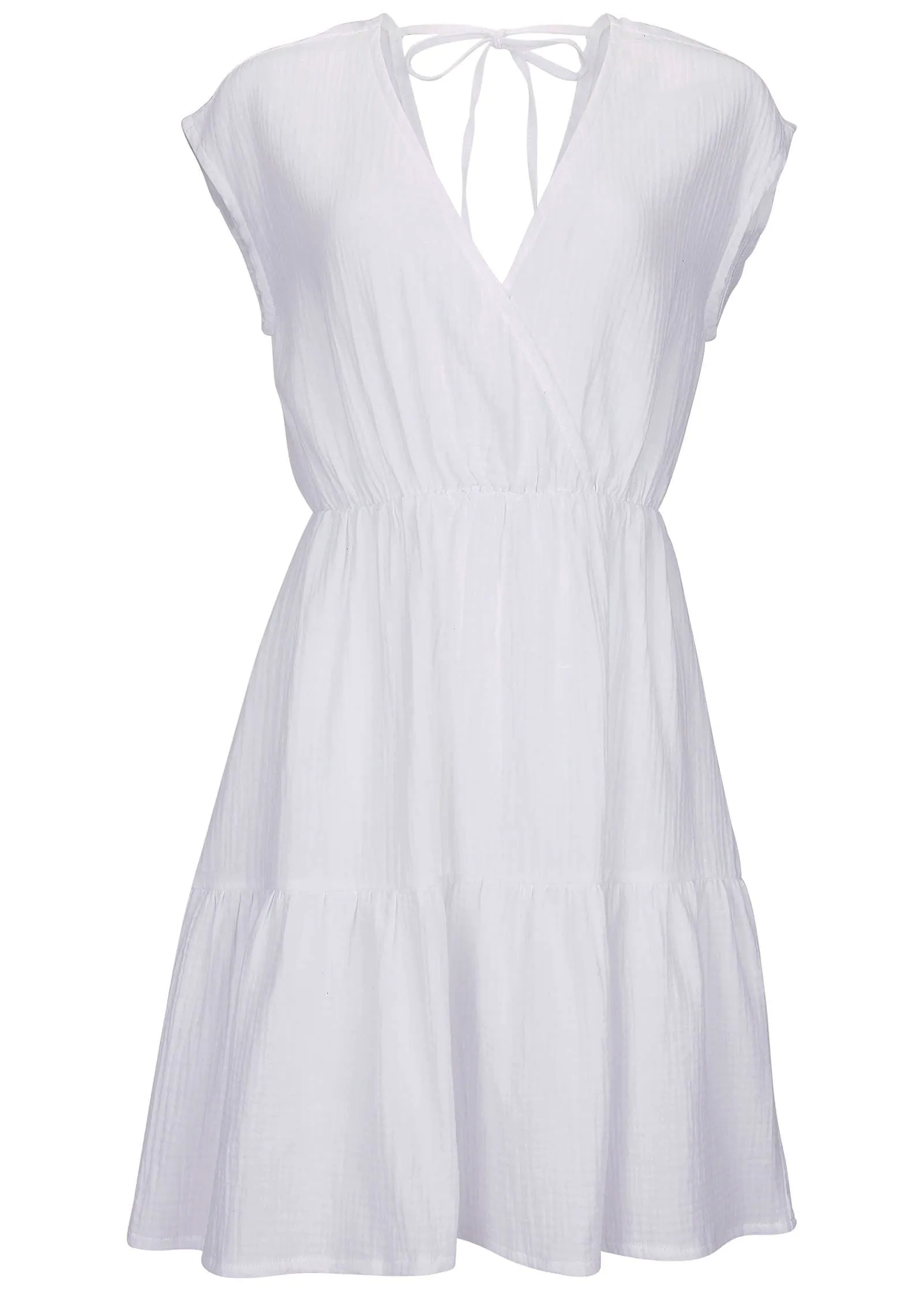 Tiered Cover-Up Dress - White sold by VENUS product image thumbnail 3
