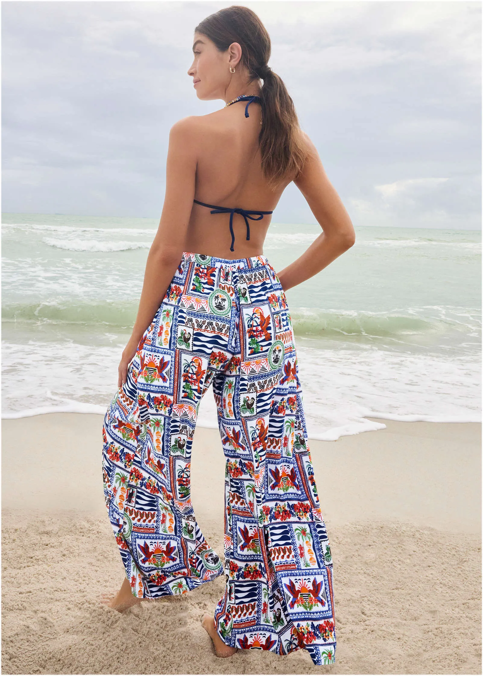 Palazzo Cover-Up Pant - Postcard Vacay sold by VENUS product image thumbnail 2