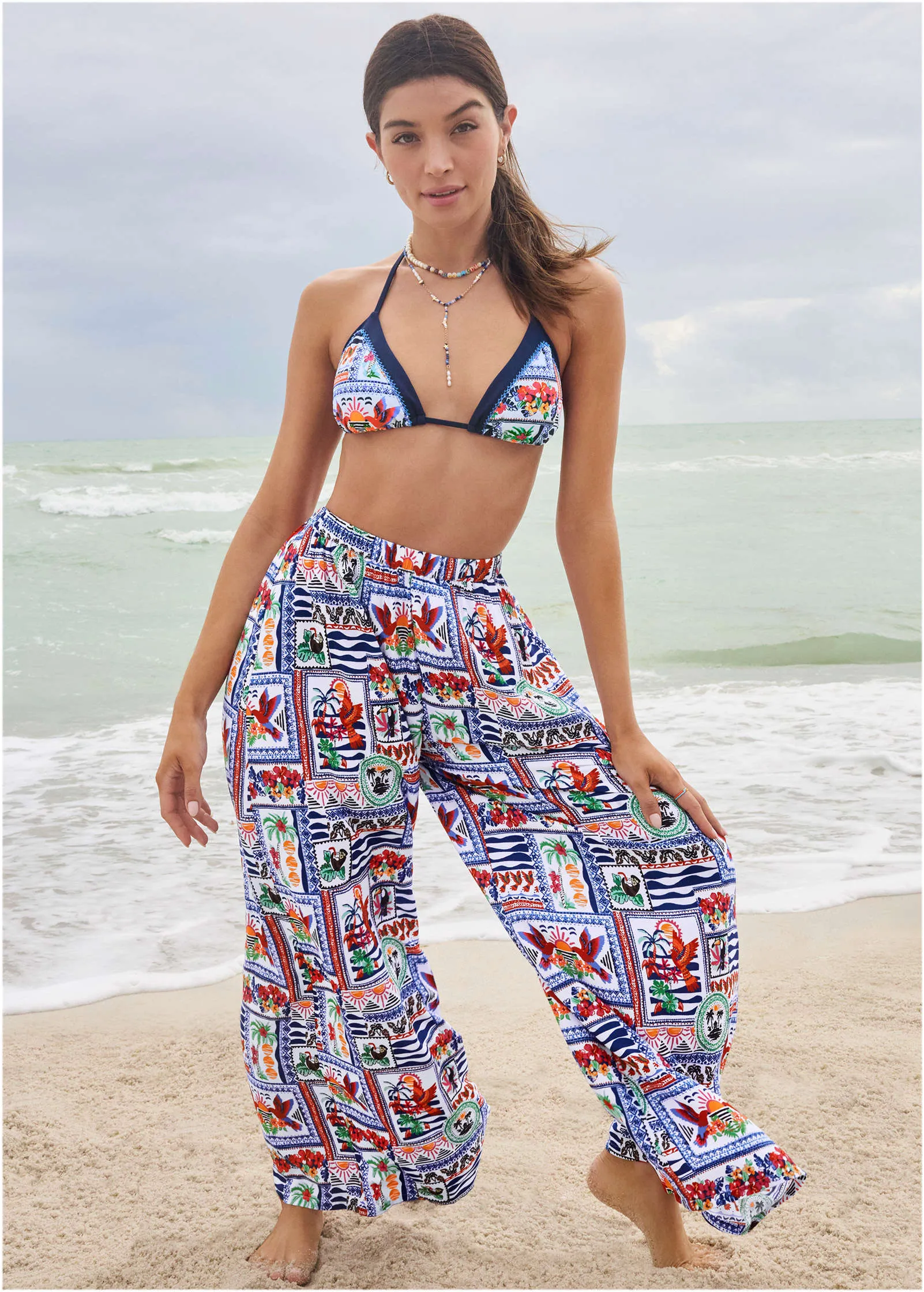 Palazzo Cover-Up Pant - Postcard Vacay sold by VENUS