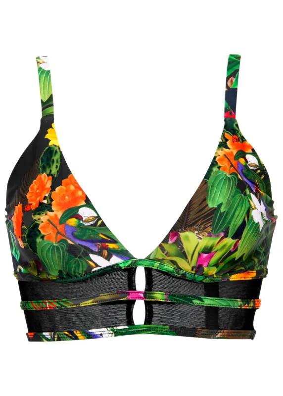 Strappy Bikini Top - Jungle Paradise sold by VENUS