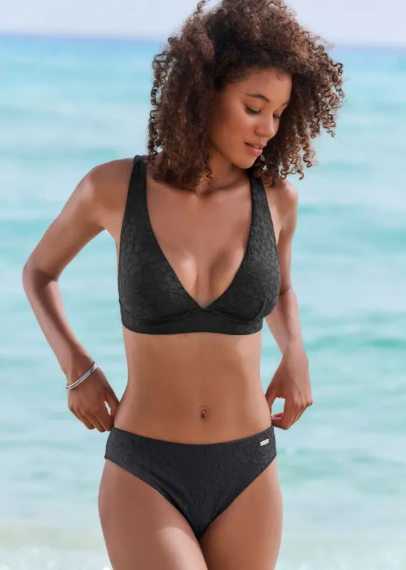 Moderate Bikini Bottom - Black sold by VENUS