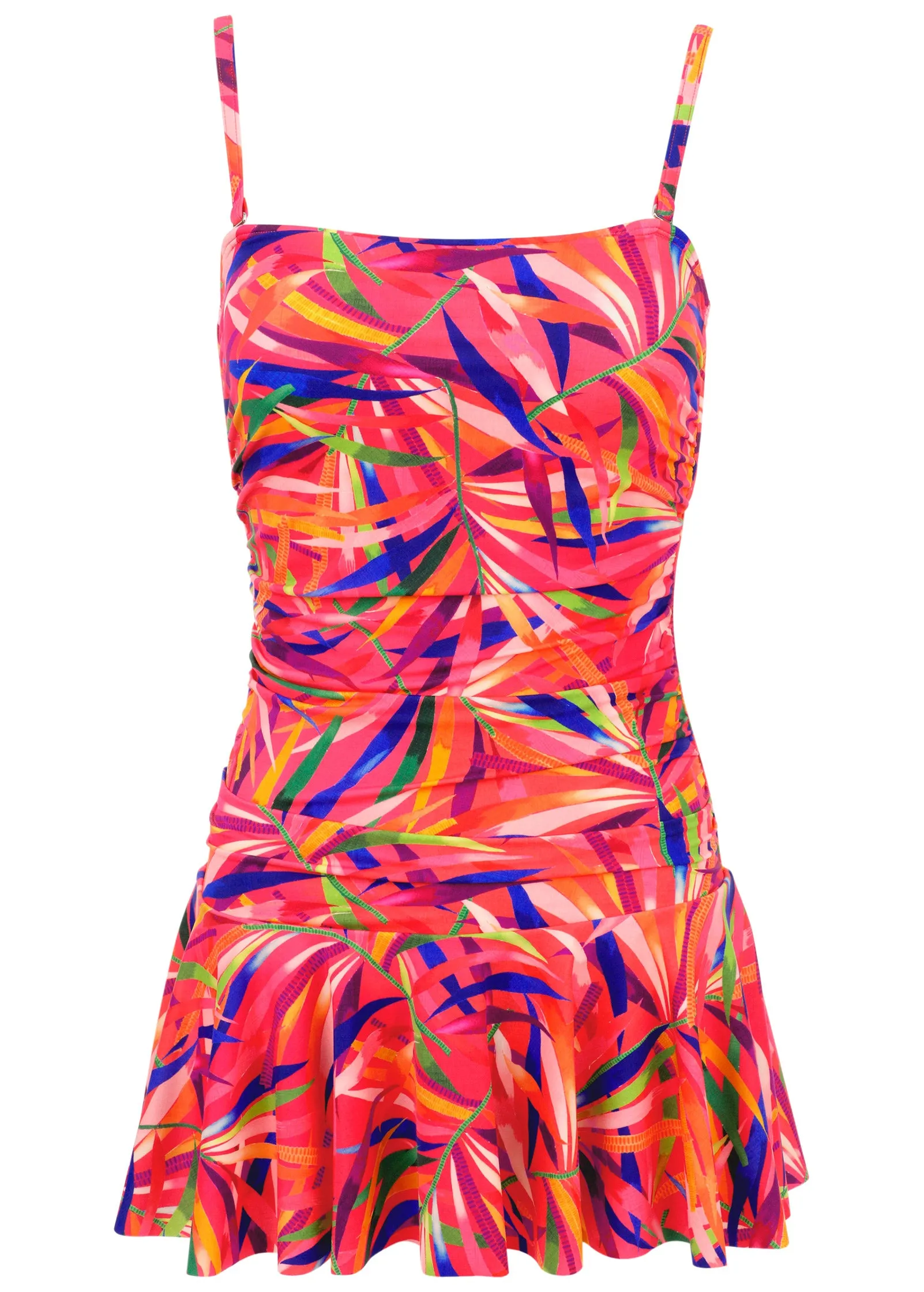 Venice Skirted Swim Dress - Tropical Jungle sold by VENUS product image thumbnail 2
