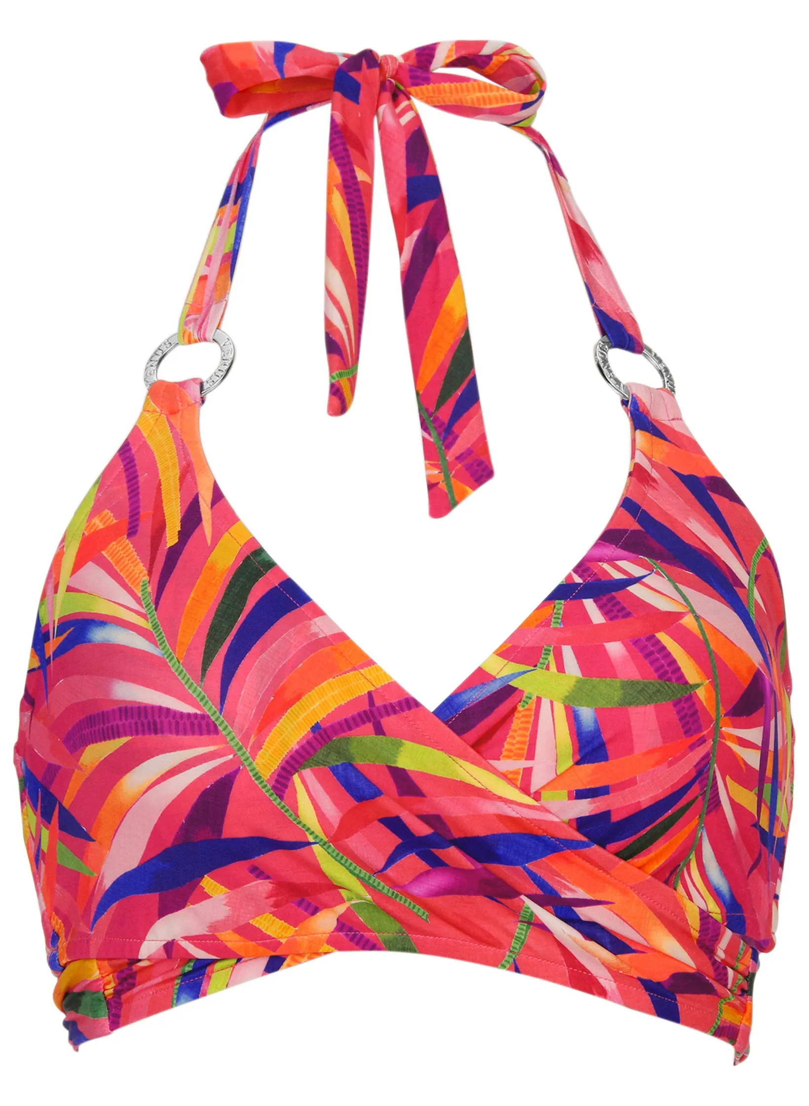 Laguna Wrap Bikini Top - Tropical Jungle sold by VENUS product image thumbnail 2