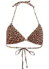 Bahamas Triangle Bikini Top - Lush Cheetah sold by VENUS