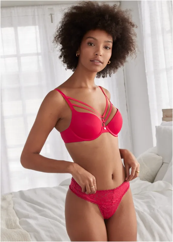 Open Gusset Thong - Shangri-Oh-La-La sold by VENUS