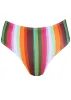 Maui Bikini Bottom - Painterly Stripe sold by VENUS