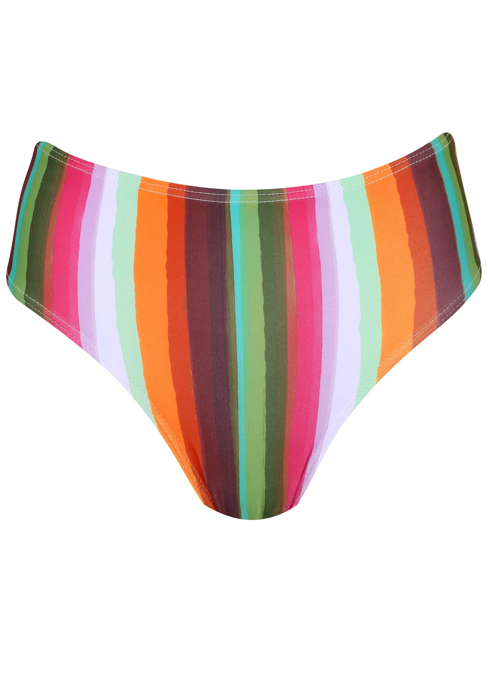 Maui Bikini Bottom - Painterly Stripe sold by VENUS product image thumbnail 3