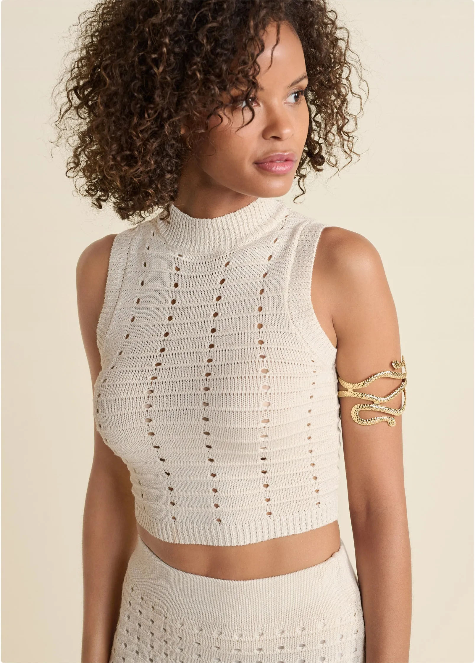 Two-Piece Sweater Set - Off White sold by VENUS product image thumbnail 3