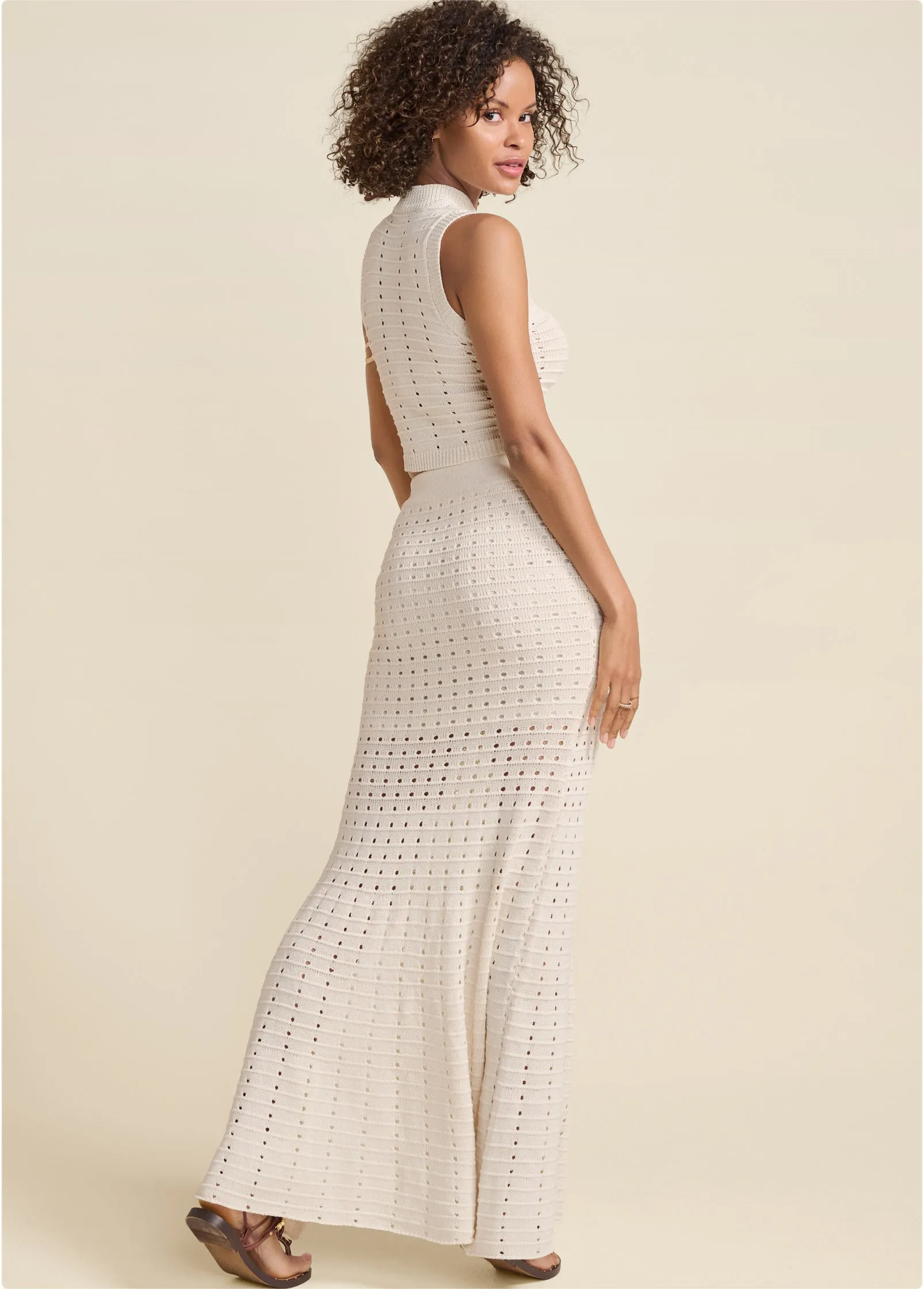 Two-Piece Sweater Set - Off White sold by VENUS product image thumbnail 2