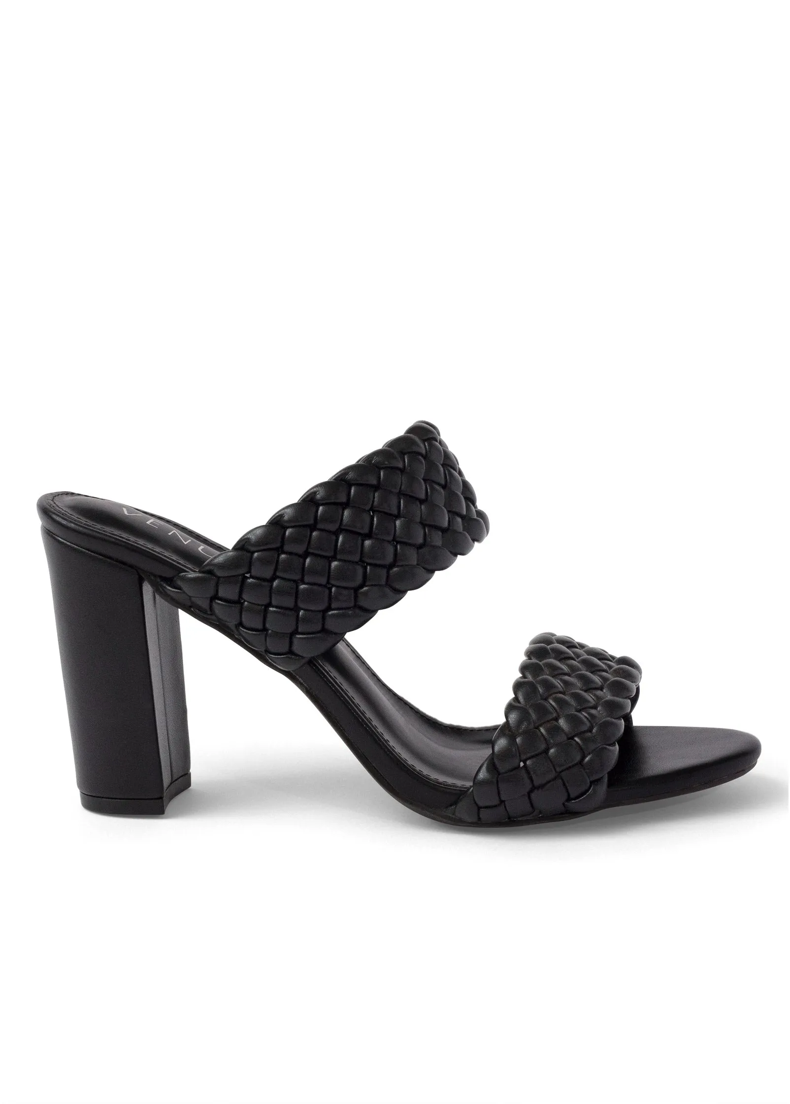 Braided Double Strap Mules - Black sold by VENUS product image thumbnail 2