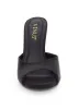 Peep Toe Mules - Black sold by VENUS
