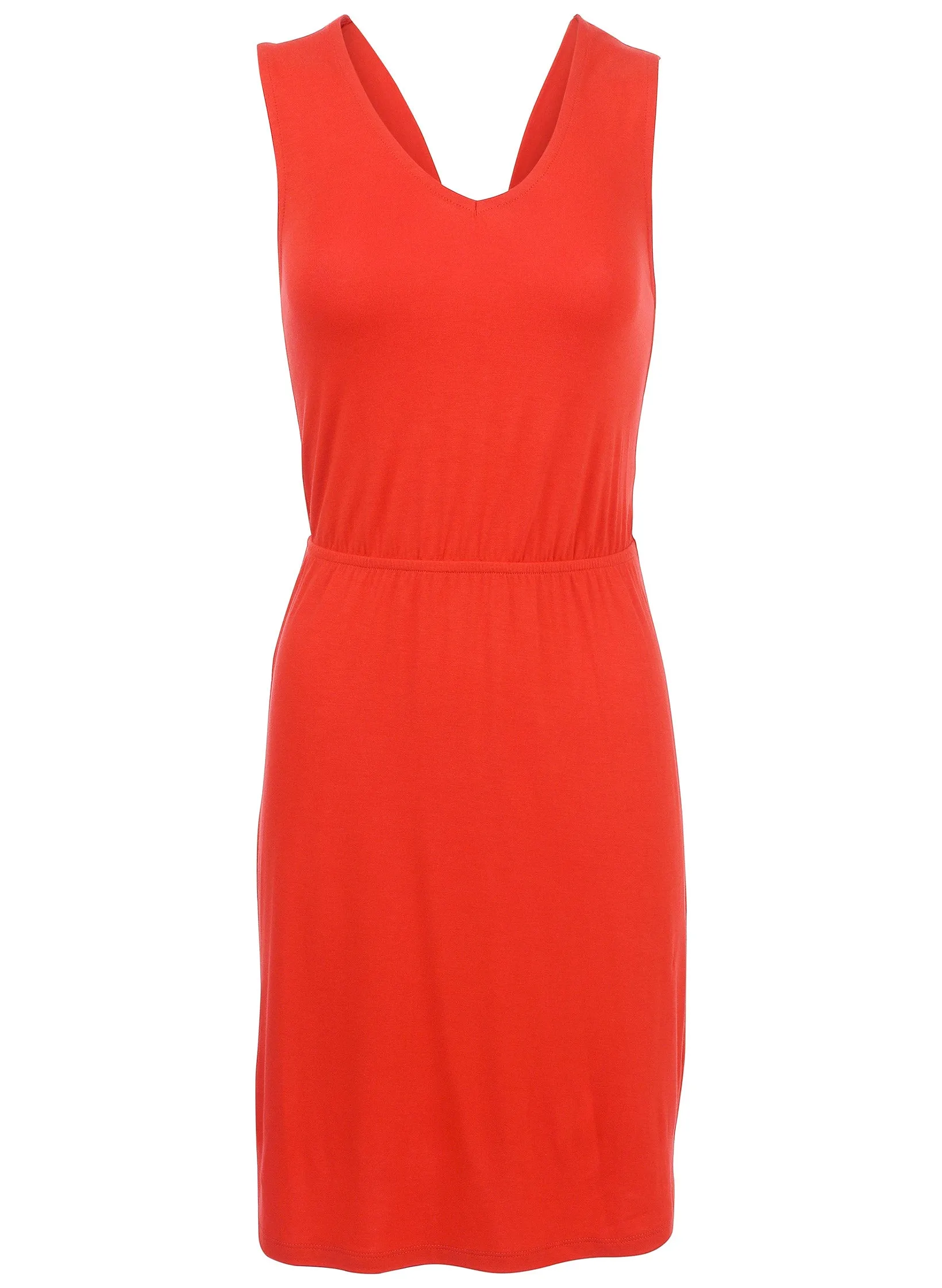 Twist Back Mini Dress - Red sold by VENUS product image thumbnail 4