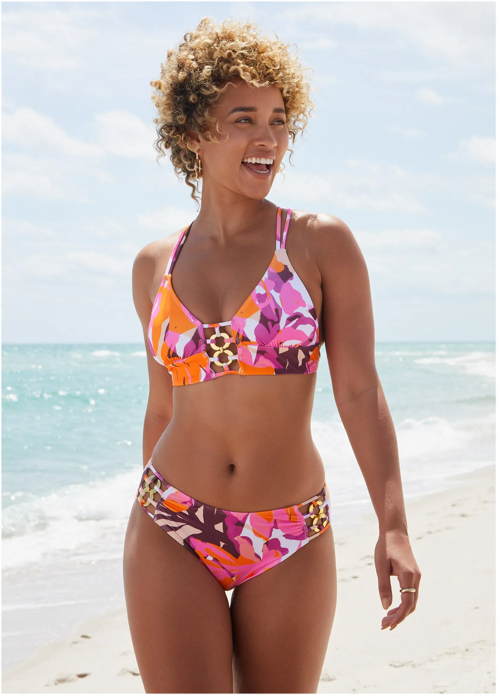 Vivianne Bikini Bottom - Desert Floral sold by VENUS