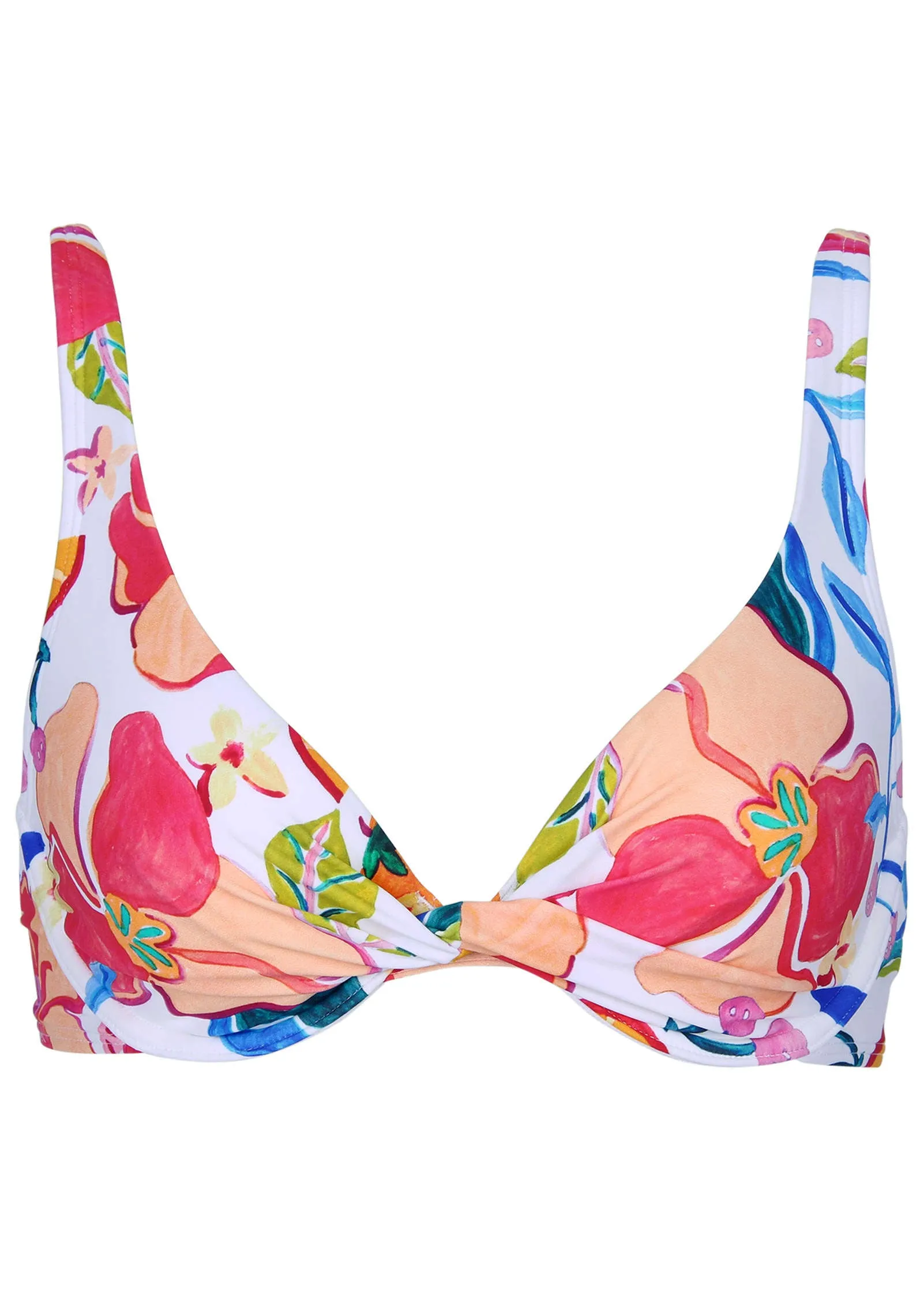Antigua Twist Bikini Top - Citrus Floral sold by VENUS product image thumbnail 4