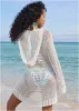 Crochet Cover-Up Dress - White sold by VENUS