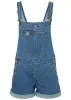 V-Back Denim Overalls - Medium Wash sold by VENUS