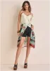 Flyaway Detail Maxi Top - Seti Olive Ikat sold by VENUS