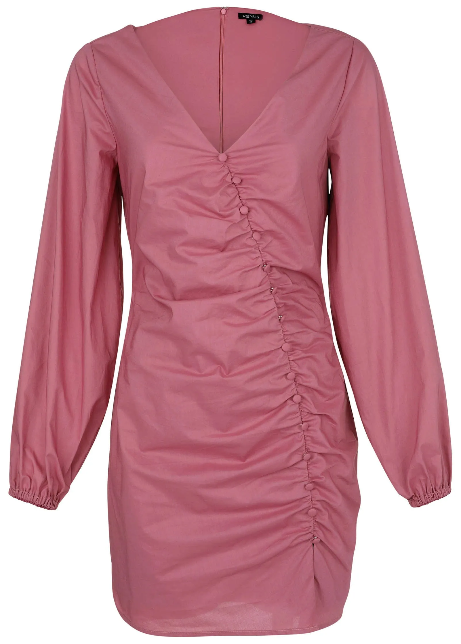 Balloon Sleeve Mini Dress - Polignac sold by VENUS product image thumbnail 5